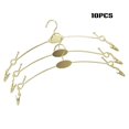 thumbnail image 1 of Metal Coat Hangers Sturdy Anti Slip for Closets Clothes Racks for Shirts Skirts(Gold), 1 of 4