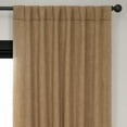 thumbnail image 4 of HPD Half Price Drapes Butterscotch Faux Linen Room Darkening Curtains for Bedroom & Living Room Curtains (1 Panel), Door & Window Curtains 120 inches long, 50W X 120L, 4 of 12