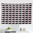 thumbnail image 1 of Geometric Tapestry, Fish Scale Inspired Abstract Monochrome Nested Hexagonal Symmetric Forms Pattern, Fabric Wall Hanging Decor for Bedroom Living Room Dorm, 2 Sizes, Black White, by Ambesonne, 1 of 1