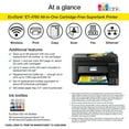 thumbnail image 3 of Epson EcoTank ET-4760 Wireless Color All-in-One Cartridge-Free Supertank Printer with Scanner, Copier, Fax, ADF and Ethernet - Black, 3 of 8