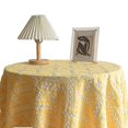 thumbnail image 4 of Mantel de punto amarillo Vinta Rectangular Simple Hotel banquete comedor hogar R mantel cubierta, 4 of 5