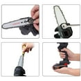 thumbnail image 5 of Asotony Mini Cordless Garden Chainsaw Cutting 2 Battery Black chain length 4", 5 of 7