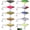 10pcs,3.14", variant on Whopper Fishing Lure for Bass Popper Top Water Fishing Lures with Floating Rotating Tail Barb Treble Hooks in Saltwater Freshwater Plopping Lures Kit