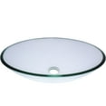 thumbnail image 4 of Novatto OVALE TIG-8012CORB Clear Oval Glass Vessel Sink with Oil Rubbed Bronze Pop-Up Drain, Mounting Ring, 4 of 4
