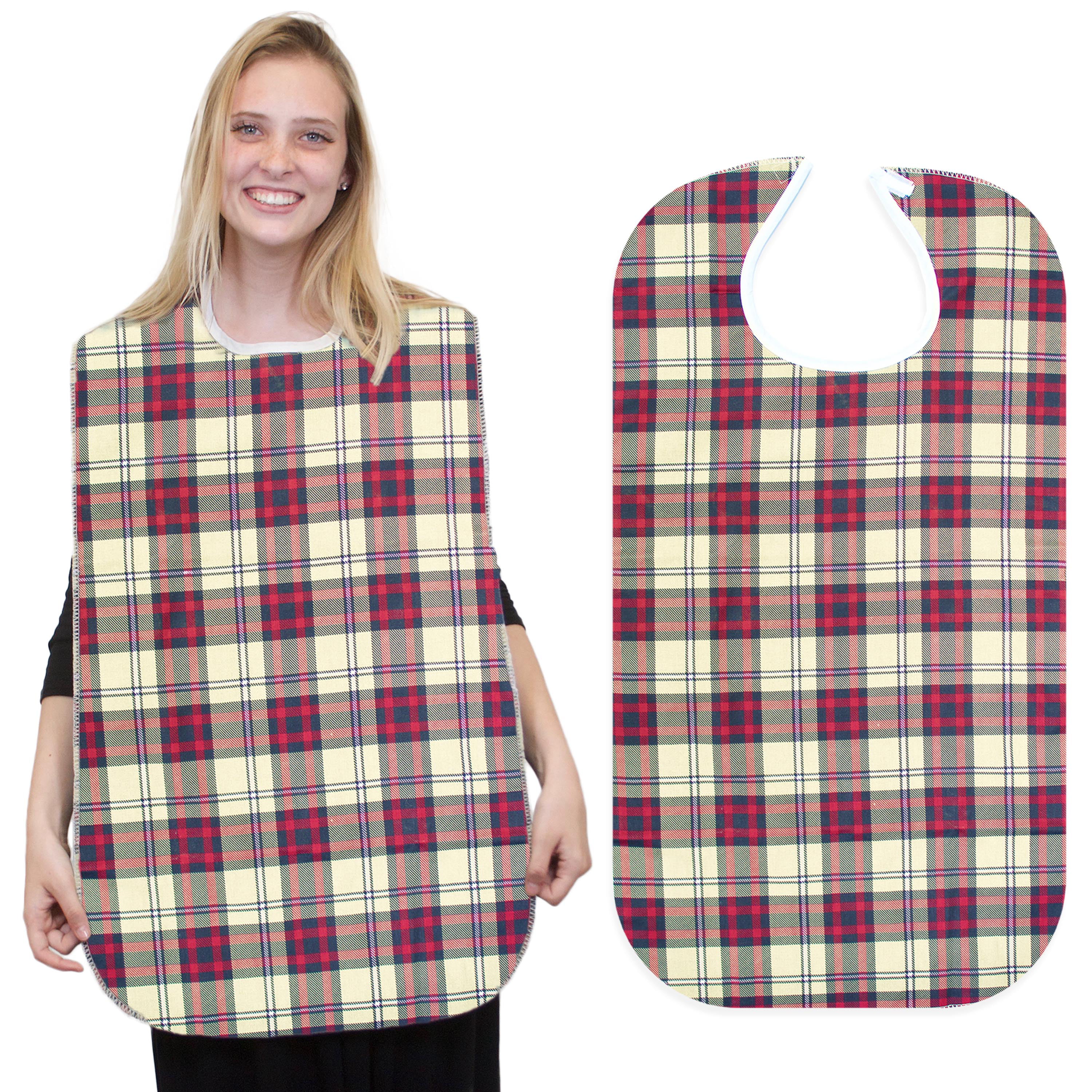 Adult bib and clothing protector pattern