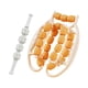 thumbnail image 3 of Masajeador de piernas con rodillos relajantes, 23 ruedas, manual, con abrazaderas circulares para Naranja, 3 of 9