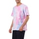 thumbnail image 3 of INSPIRE CHIC Camisetas de Hombre de Manga Corta Verano Tie Dye Camisetas Impresas Hip Hop M Azul Rosa, 3 of 6