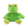 DolliBu Plush Frog Stuffed Animal - Soft Huggable Sitting Green Frog, Adorable Playtime Frog Plush Toy, Cute Rain Forest Life Cuddle Gift, Super Soft Plush Doll Animal Toy for Kids & Adults - 6 Inch