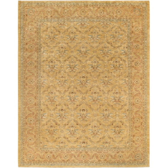 Pasargad Home Ferehan Collection Hand-Knotted Lamb's Wool Area Rug- 8'11" X 11' 5"