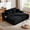 Black, variant on 70" Oversized Double Chaise Lounge Chair, Upholstered Boneless Cloud Couch with Cup Holders, Deep Seat Sleeper Loveseat Chair for Living Room, Black