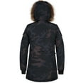 thumbnail image 2 of Women's Winter Down Parkas Collar Hooded Long Down Coat Thick Female Outerwear Puffer Jackets, 2 of 7