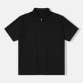 thumbnail image 2 of Short Sleeve Button Down Shirts for Men Short Sleeve Dress Shirt for Men Black Button Up Shirt Men Short Sleeve Mens Linen Short Sleeve Button Down Todays Daily Deals Clearance, 2 of 8