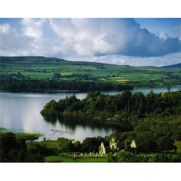 Ballindoon Abbey Lough Arrow Co Sligo Ireland Poster Print