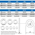 thumbnail image 4 of Jinsinto Stainless Steel Flat Washers 360 Pcs, Standard Washers With Organizer Box, 4 of 5
