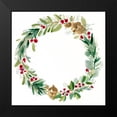 thumbnail image 2 of Vess, June Erica 12x12 Black Modern Framed Museum Art Print Titled - Warm Winter Wishes I, 2 of 5