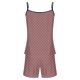 thumbnail image 5 of Sexy Pijama Conjunto para las Mujeres Gradiente Eslinga sin Mangas Tanque Empalme Pantalones Cortos Casual Pijamas Conjunto, Poliéster, 5 of 5