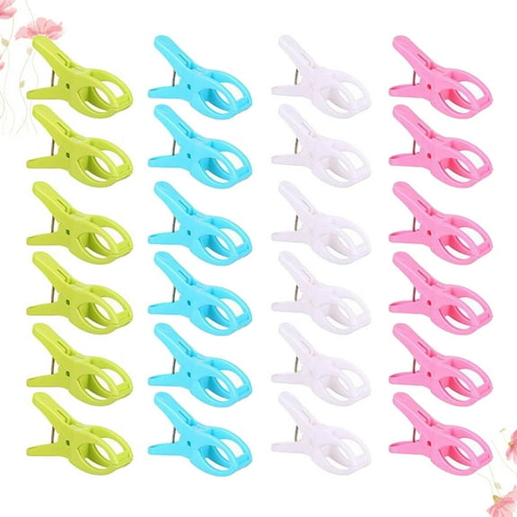 Niceauty 20pcs Plastic Quilt Clamps Assorted Color with Strong Clamping Force for Home Use