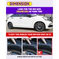 thumbnail image 4 of 4PCS/Set,16" Universal Wheel Rim Cover Hubcaps,Snap on Car Truck SUV,Silver Lacquer & Black Lacquer, 4 of 7