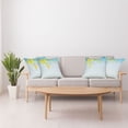 thumbnail image 4 of Ambesonne Floral Throw Pillow Cover 4 Pack, Flowers Bud Blossom Art, 18", Yellow Brown Blue, 4 of 7