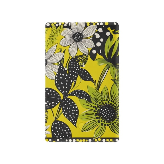 Yayeee Blank Wall Plate Cover 1-Gang 4.5"x2.7" Home Unused Decorative Outlet, Yellow Flowers