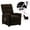 Dark brown, variant on vidaXL Massage Recliner Chair Electric Reclining Chair for Elderly Fabric