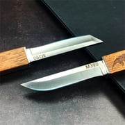 Ikohbadg 2-in-1 Dragon & Phoenix Double Blades Knife Set, Stainless Steel Portable Outdoor Camping & Fruit Knife for Hiking, BBQ, Picnic, Culinary & Kitchen Use, Durable & Versatile Outdoor Tools