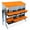 Orange With Stand, variant on Studyset Chicken Nesting Boxes, 6-10 Compartments, Laying Boxes For Hens with Support Legs,Easy Egg Collection,Galvanized Steel and High-Strength Plastic, Roll Away Nesting Boxes for Chicken and Hen