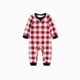 thumbnail image 5 of Conjuntos de pijamas navideños a juego para toda la familia, cuadros rojos y blancos, con cordón y bolsillos, 5 of 5