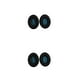 thumbnail image 3 of Methold Cojín para auriculares, almohadillas para los oídos, cubierta de protección de malla para juegos profesionales, reemplazo para auriculares Negro+Azul 2piezas, 3 of 5