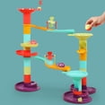 thumbnail image 3 of Children Marble Run Set Funny Building Block Toy Development Toy with 5PCS Balls, 3 of 10