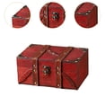 thumbnail image 6 of yuksok Jewelry Storage Box Gift Treasure Chest Box for Necklaces Bracelets Earrings Red, 6 of 9