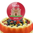 thumbnail image 5 of Acrylic Our New Home 2019 Gingerbread House on Red Cake Topper Party Decoration for Wedding Anniversary Birthday Graduation, 5 of 6