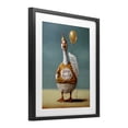 thumbnail image 2 of Stupell Industries Eclectic Silly Goose with Balloon Black Framed Print Under Glass, 13 x 16, by Lucia Heffernan, 2 of 8