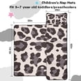 thumbnail image 5 of Beige and Black Of Leopard Print Toddler Nap Mats for Kids Preschool,Sleeping Mat Bag or Kids,Toddler Sleeping Bag,Toddler Nap Mat or Daycare, 5 of 6