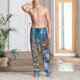 thumbnail image 2 of Balery Christmas Tree Pantalones de pijama para hombre, pijama ultraligero, pantalón de descanso-Medium, 2 of 6