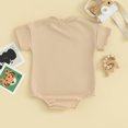 thumbnail image 3 of Okbabeha Western Baby Clothes Newborn Boy Girl Short Sleeve Fuzzy Cow Embroidery Bubble Romper Summer Outfit, 3 of 7