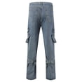 thumbnail image 4 of Ketyyh-chn99 Jeans Homme 2024 Mode Pantalon Ample Pantalon Cargo Randonnée Pantalon à Multiples Poches Bleu,m, 4 of 5