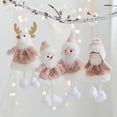 thumbnail image 3 of Muñecas de corona con velo para niña, muñeco de Ángel, adornos de árbol de Navidad, decoraciones navideñas para el hogar, Noel Natal, regalos de Año Nuevo, 2023, 2022, 3 of 4