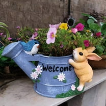 AZXY Garden Decor Statue,Garden Statues,Garden Ornaments for Outside Garden,Resin Cute Garden Decorations Outdoor Clearance