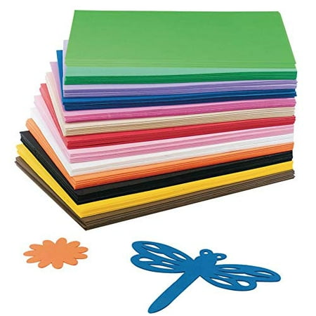 Assortiment de feuilles de mousse EVA S & amp; S Worldwide AX822 (paquet de  78) 