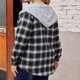 thumbnail image 4 of Pntutb Mujer Sudadera con capucha Camisa de franela a cuadros Tallas grandes Chaqueta de manga larga Sudadera Blusa Liquidación Pntutb Pntutb-7977, 4 of 7