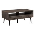 thumbnail image 1 of 40" Wood Coffee Table with Hairpin Legs - Slate Gray / Black, 1 of 6
