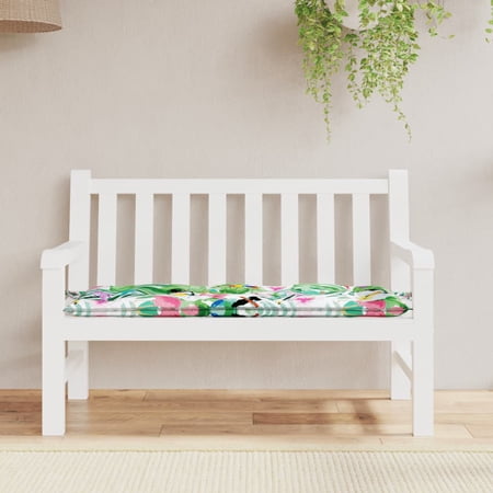 Dcenta Garden Bench Cushion Multicolor 47.2 x19.7 x2.8  Fabric