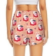 thumbnail image 4 of Goofa Bunny And Strawberry Printed Women 2 in 1 Running Shorts,Quick Dry Athletic Workout Shorts,High Waisted Athletic Shorts with Liner Pockets-XX-Large, 4 of 9