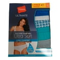 thumbnail image 2 of Hanes Ultim Comf Cotton Women 43K5FA Hi Cut Panties 5-Pack Assorted Colors, 2 of 6