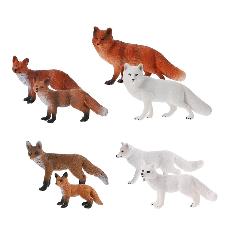 MINIATURE ANIMALS: FOXES Fox Tiny Cute Micro Mini Figurine