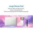 thumbnail image 6 of Extended Gaming Mouse Pad, Large Gaming Mouse Waterproof with Stitched Edges, Non-Slip Desktop Pad for Home and Office, Level Up Your 31.5x11.8 Inch\u2026 (Iridescent Cloud), 6 of 6