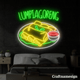 thumbnail image 2 of Craftnamesign Lumpia Goreng Neon Sign Indonesia Food Restaurant Wall Decor, 2 of 4