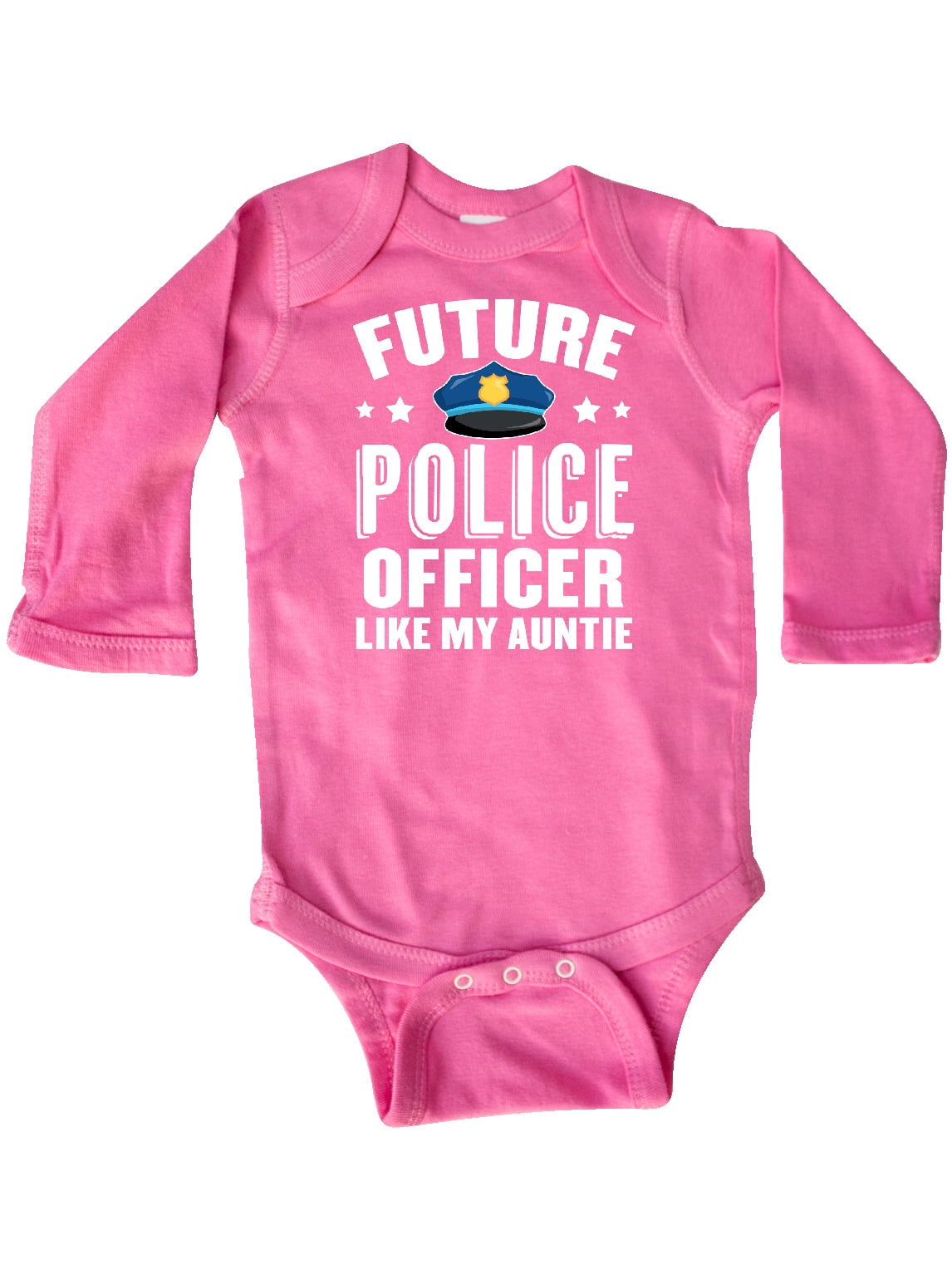 inktastic Future Police Officer Like My Pawpaw Long Sleeve Creeper