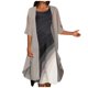 thumbnail image 2 of Ichuanyi liquidación de la moda mujeres impresión floral casual redonda del cuello vestido sin mangas seta de dos piezas ICHUANYI WER2023081604884, 2 of 7